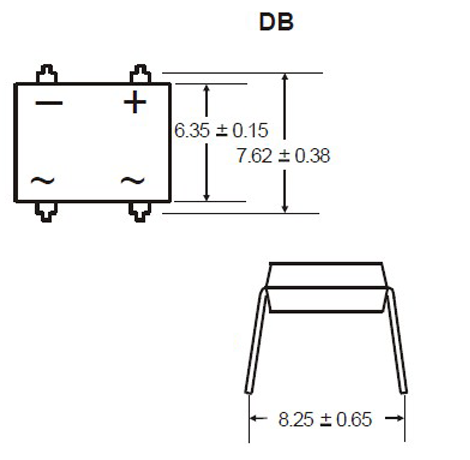 DB107 產(chǎn)品尺寸圖1