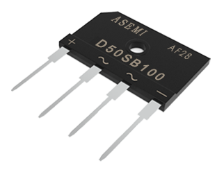 D50SB100,D50SB80，ASEMI整流橋，自帶散熱片控制溫升效果好，充電箱充電柜等電源設(shè)備首選整流橋 D50SB100