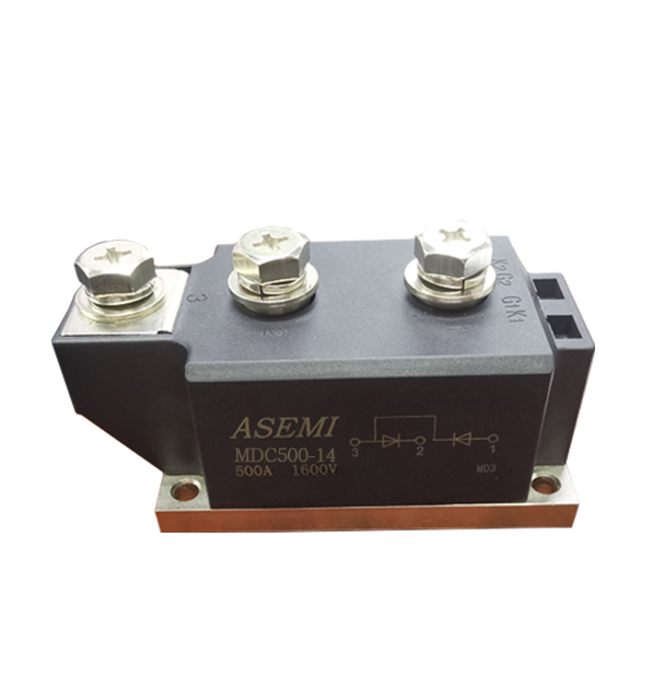 MDC500-16,MDC500-12,MDC400-16,MDC400-12,  ASEMI單臂串聯(lián)整流模塊