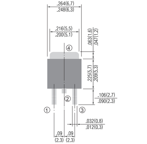 ASEMI 252 尺寸圖1