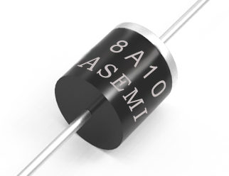 8A10/8A8/8A6/8A4/8A2/8A1, ASEMI整流二極管 R-6軸向插件封裝