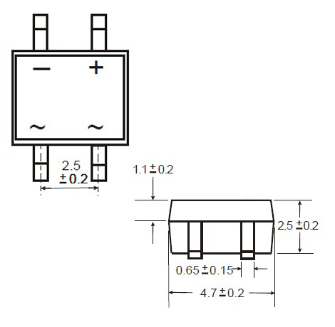 MB6S 產(chǎn)品尺寸圖1